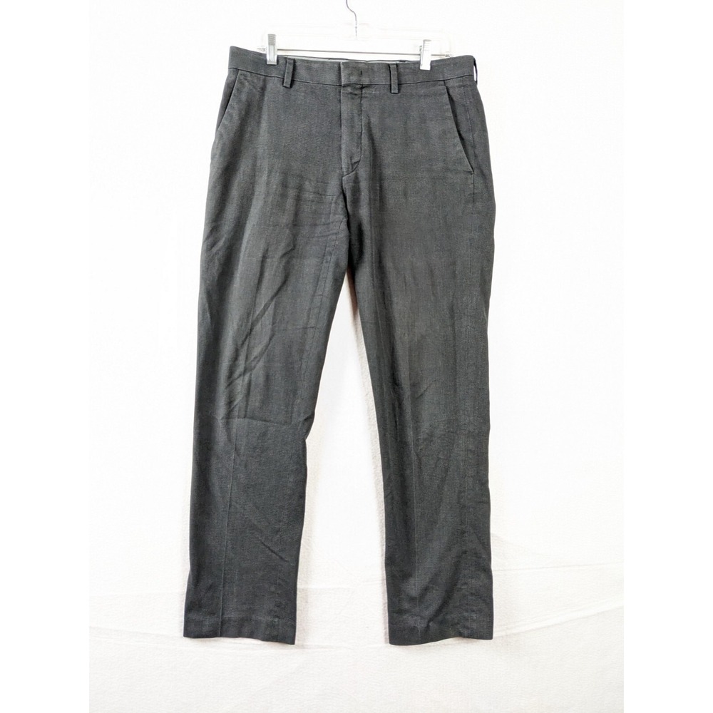 Murano Alex Fit Mens Pants Size 32x 32 Wardrobe Essentials Cotton‎ Blend  Black